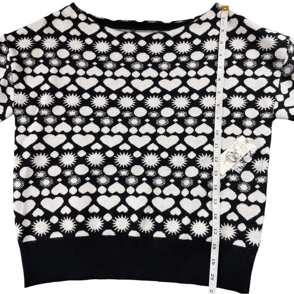 Anthropologie Maeve Boat Neck Heart Sweater Size XS NWT - Picture 15 of 17